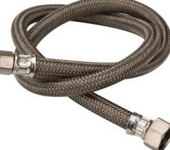 3/8" Compression Inlet, 1/2" FIP Outlet, Brass Flexible Connector