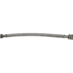 3/4" Compression Inlet, 3/4" MIP Outlet, Stainless Steel Water Heater Supply Line