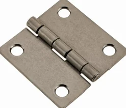 Concealed Hinge: 2" OAW, 2" Door Leaf Height, 1" Door Leaf Width, 0.06" Thick