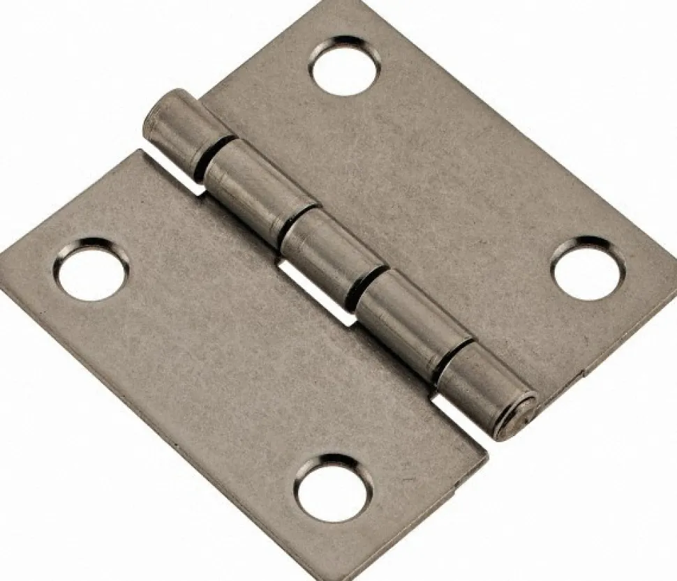Concealed Hinge: 2" OAW, 2" Door Leaf Height, 1" Door Leaf Width, 0.06" Thick