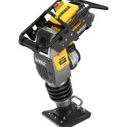 Concrete Tools: Includes: (1) DCPS660 60Kg Class Rammer, (2) DCBPS0554 554Wh Batteries, (1) DCBPSC0550 550W Charger; Material: Heavy-Duty Rubber, Steel (Frame); Tool Type: Rammer Kit