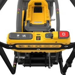 Concrete Tools: Includes: (1) DCPS7154 Forward Plate Compactor, (2) DCBPS0554 554Wh Batteries, (1) DCBPSC0550 550W Charger; Material: Heavy-Duty Rubber, Steel (Frame); Tool Type: Plate Compactor Wheel Kit