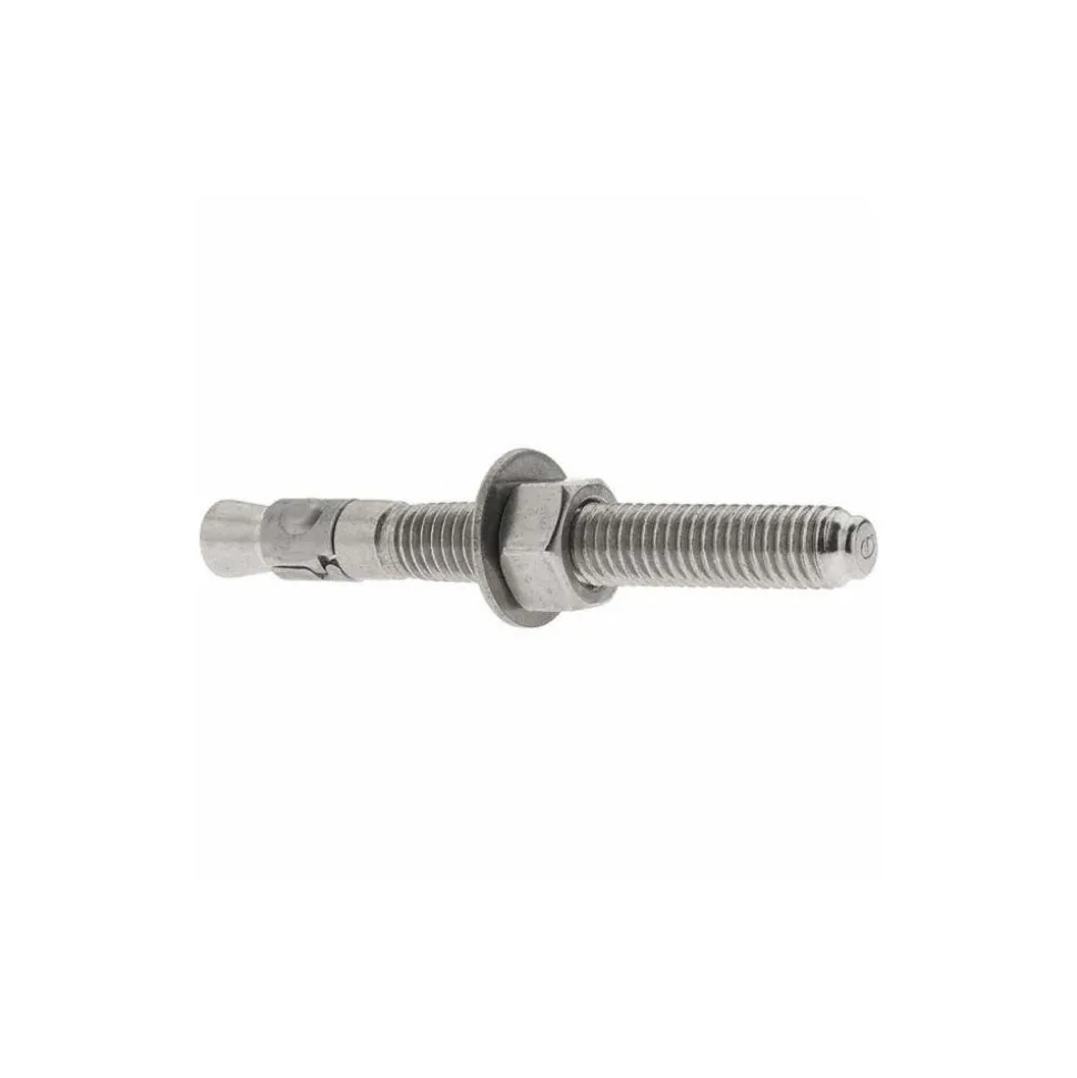 Concrete Wedge Expansion Anchor: 1/2" Dia, 4-1/2" OAL, 2-1/4" Min Embedment