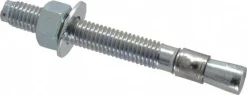 Concrete Wedge Expansion Anchor: 1/2" Dia, 4-1/2" OAL