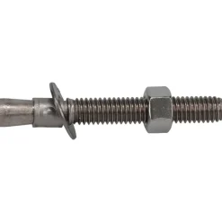 Concrete Wedge Expansion Anchor: 3/8" Dia, 3" OAL