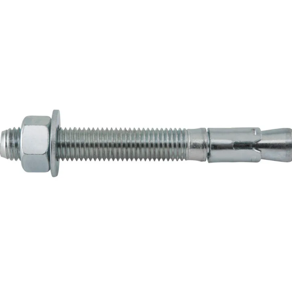 Concrete Wedge Expansion Anchor: 3/4" Dia, 6-1/4" OAL