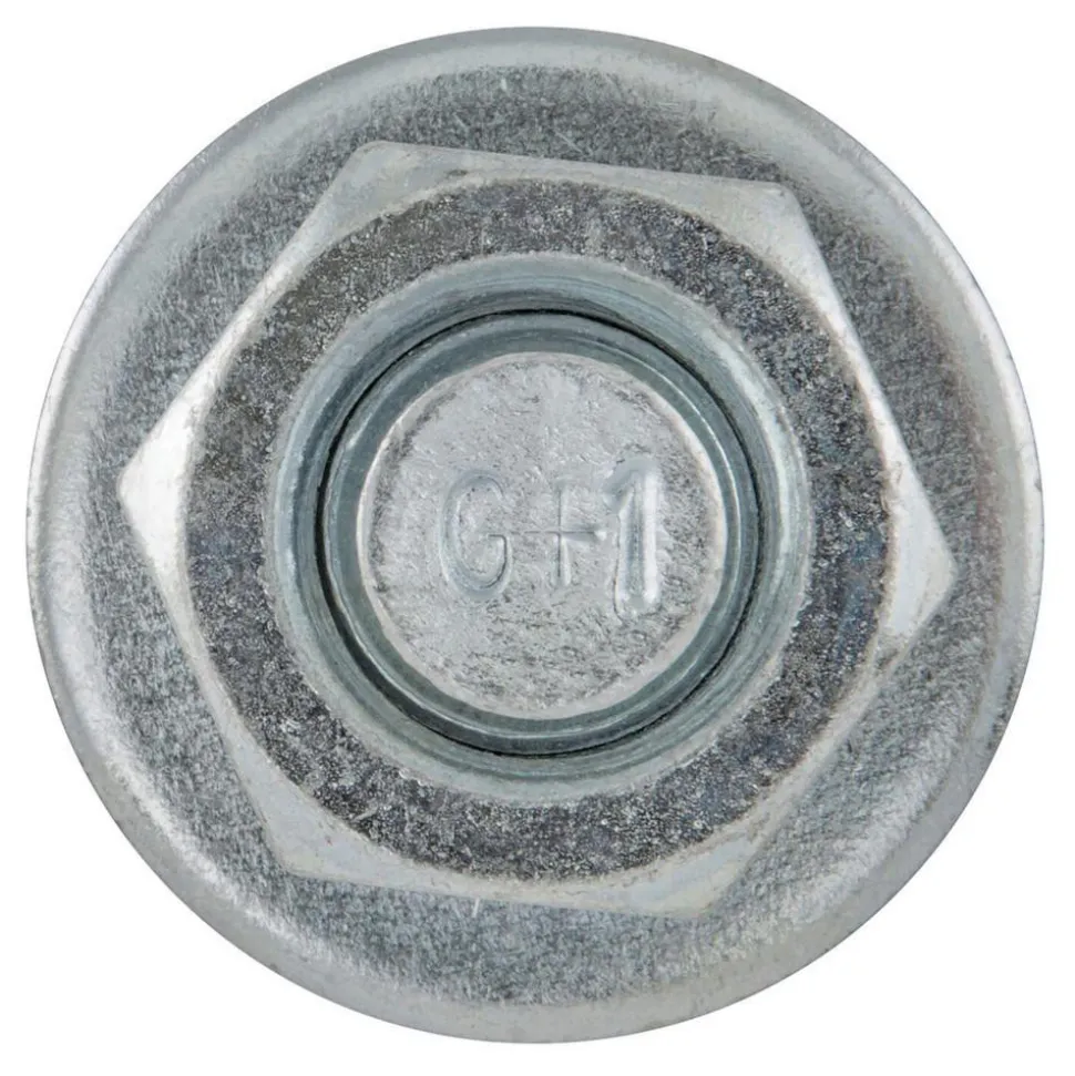 Concrete Wedge Expansion Anchor: 5/8" Dia, 4-1/2" OAL