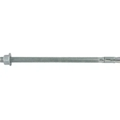 Concrete Wedge Expansion Anchor: 1/2" Dia, 10" OAL