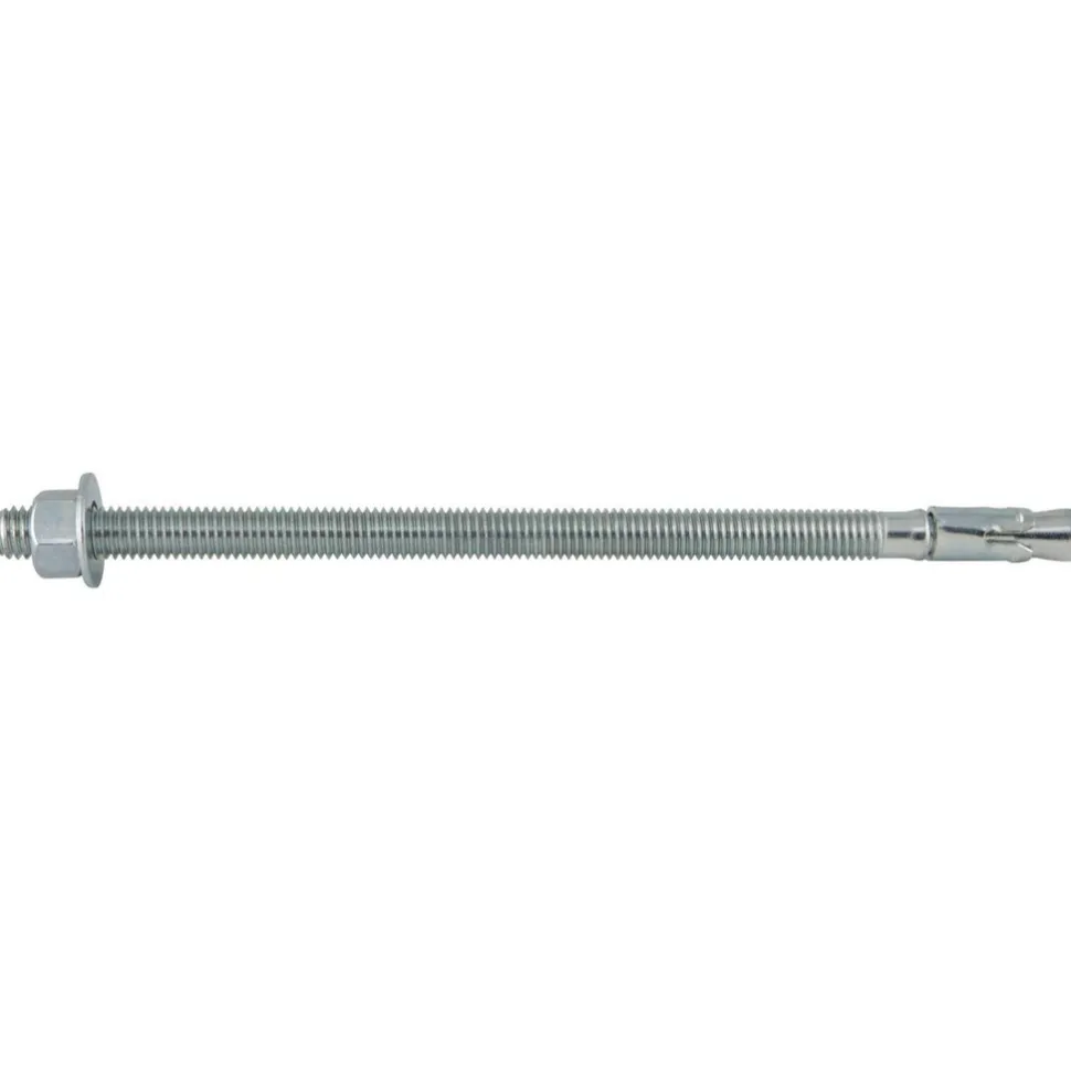 Concrete Wedge Expansion Anchor: 1/2" Dia, 10" OAL