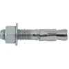 Concrete Wedge Expansion Anchor: 3/4" Dia, 4-1/4" OAL