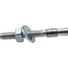 Concrete Wedge Expansion Anchor: 1/4" Dia, 2-1/4" OAL