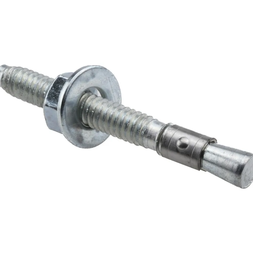 Concrete Wedge Expansion Anchor: 1/4" Dia, 2-1/4" OAL