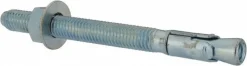 Concrete Wedge Expansion Anchor: 1/2" Dia, 5-1/2" OAL