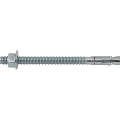 Concrete Wedge Expansion Anchor: 3/8" Dia, 5" OAL