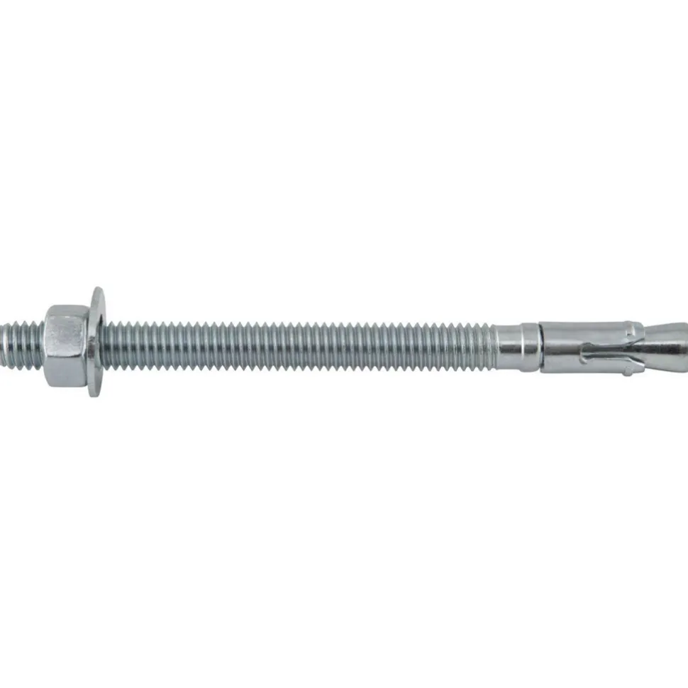 Concrete Wedge Expansion Anchor: 3/8" Dia, 5" OAL