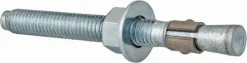 Concrete Wedge Expansion Anchor: 3/8" Dia, 3-3/4" OAL