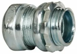 Conduit Connector: For EMT, Steel, 1/2" Trade Size