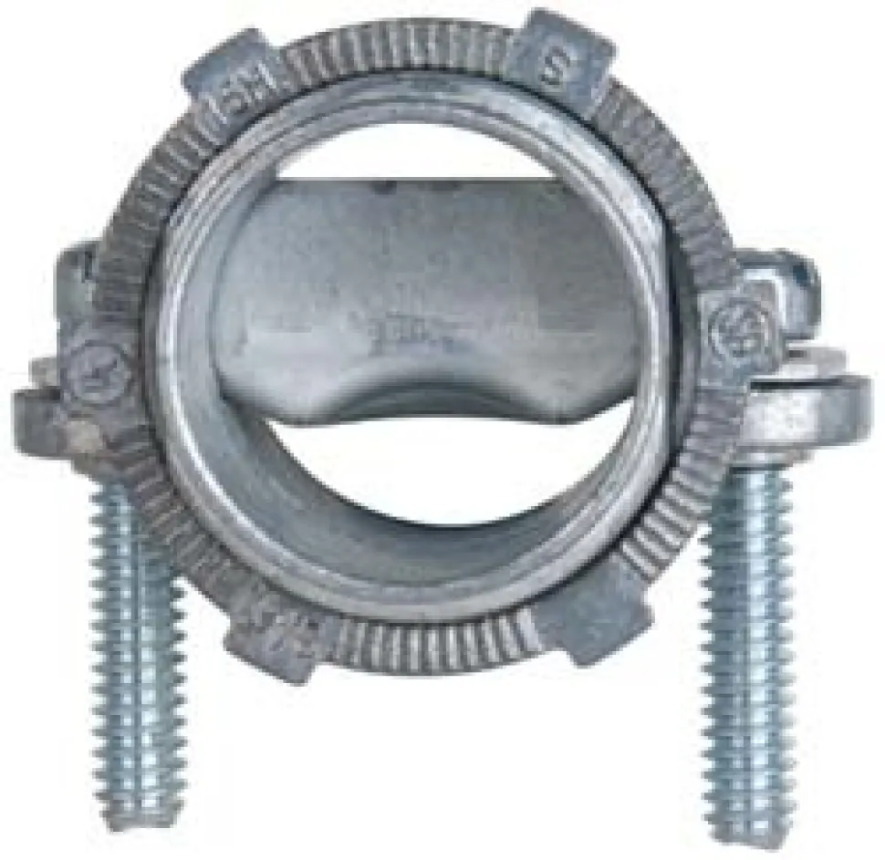 Conduit Connector: For FMC, Die Cast Zinc, 3/4" Trade Size