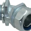 Conduit Connector: For Liquid-Tight, Malleable Iron, 3/4" Trade Size