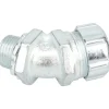 Conduit Connector: For Liquid-Tight, Malleable Iron, 1/2" Trade Size