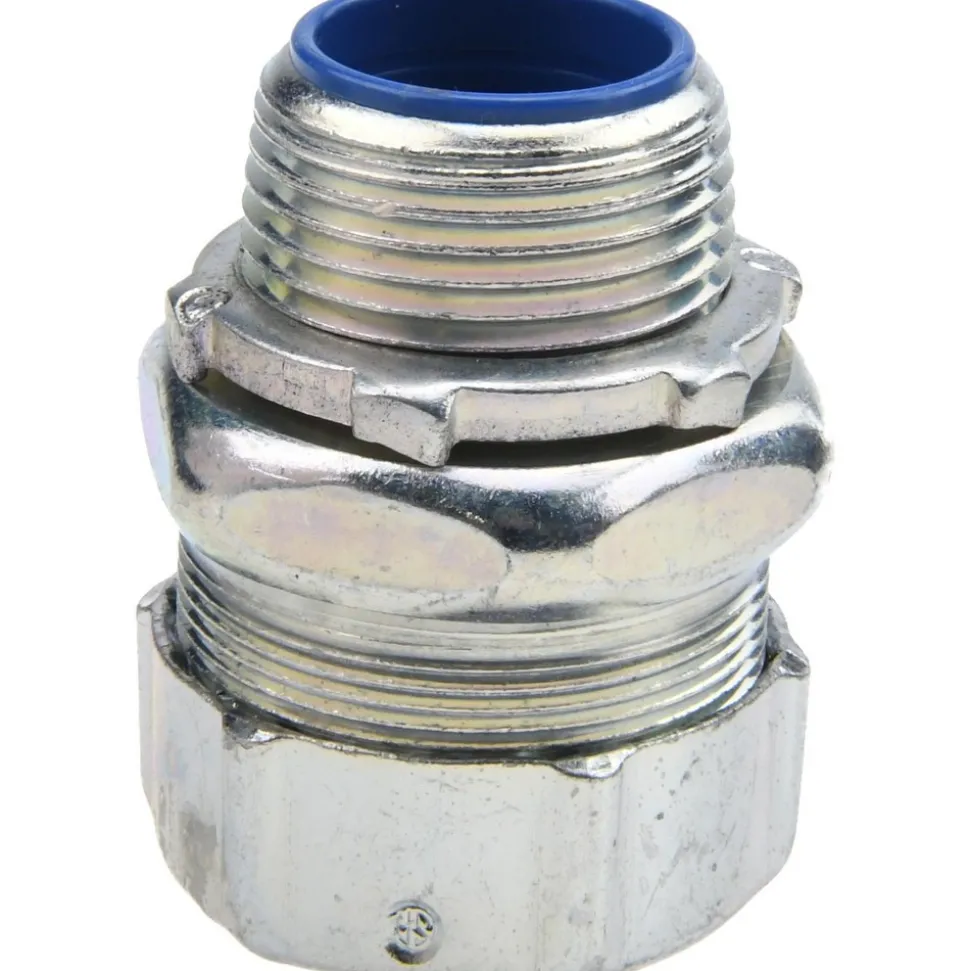 Conduit Connector: For Liquid-Tight, Steel, 1" Trade Size