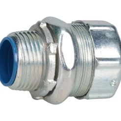 Conduit Connector: For Liquid-Tight, Steel, 1
