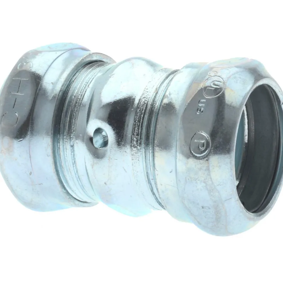 Conduit Coupling: For EMT, Steel, 3/4" Trade Size
