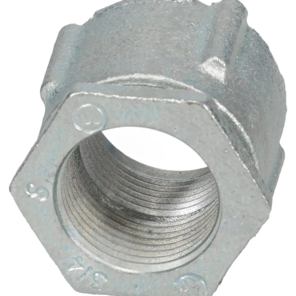 Conduit Coupling: For Rigid & Intermediate (IMC), Malleable Iron, 3/4" Trade Size