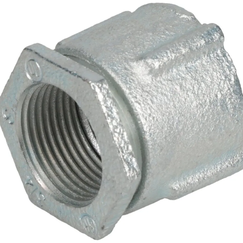 Conduit Coupling: For Rigid & Intermediate (IMC), Malleable Iron, 3/4" Trade Size