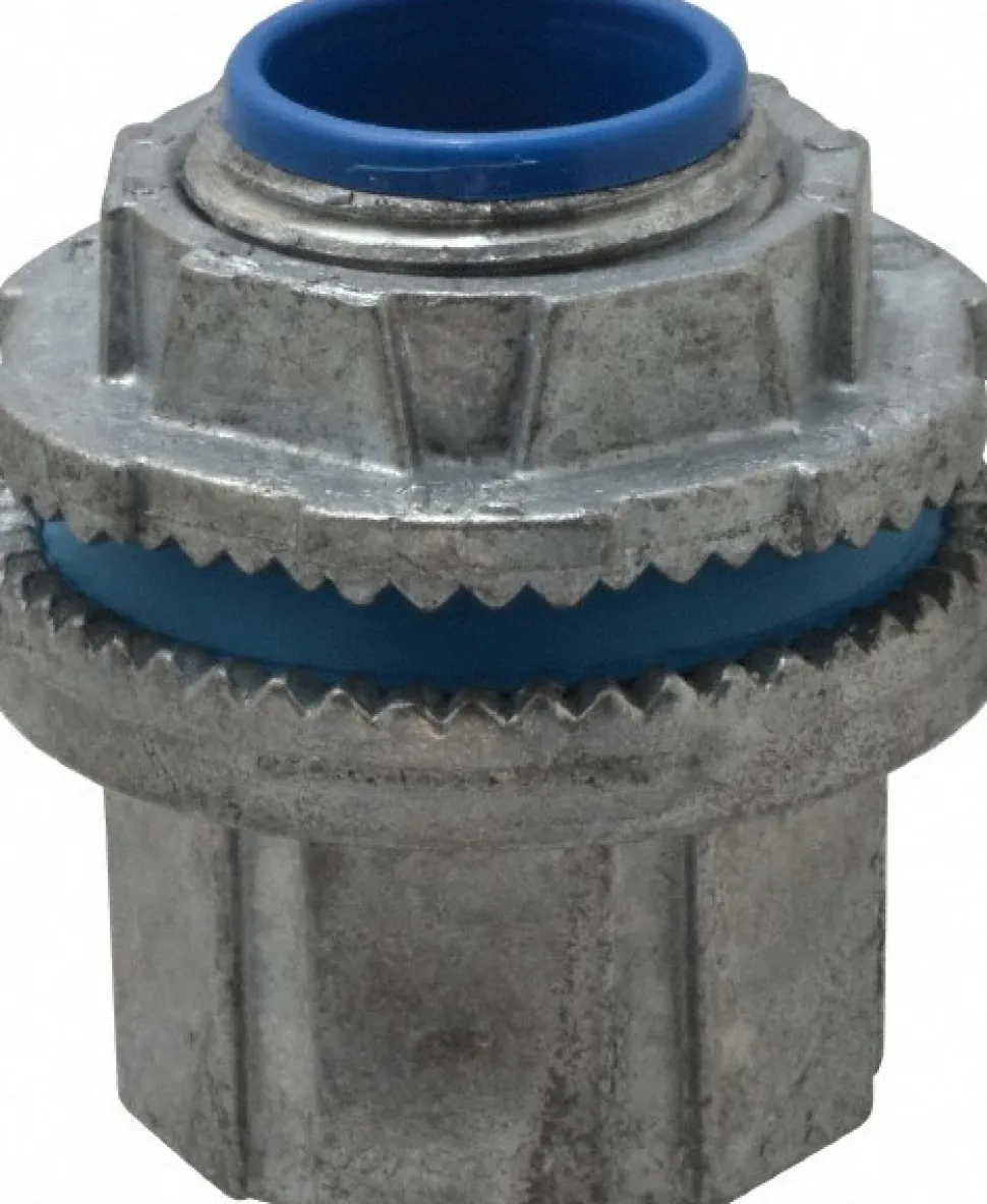 Conduit Hub: For Rigid & Intermediate (IMC), Zinc, 1/2" Trade Size