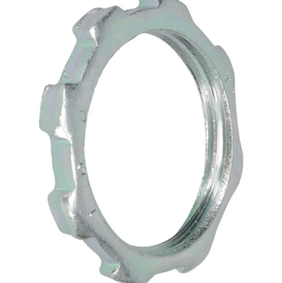 Conduit Locknut: For Rigid & Intermediate (IMC), Steel, 1" Trade Size