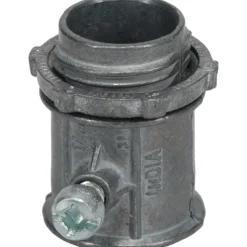 Conduit Connector: For EMT, Die Cast Zinc, 1/2" Trade Size