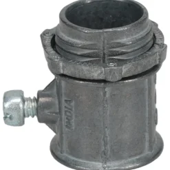 Conduit Connector: For EMT, Die Cast Zinc, 1/2