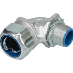 Conduit Connector: For Liquid-Tight, Malleable Iron, 1/2