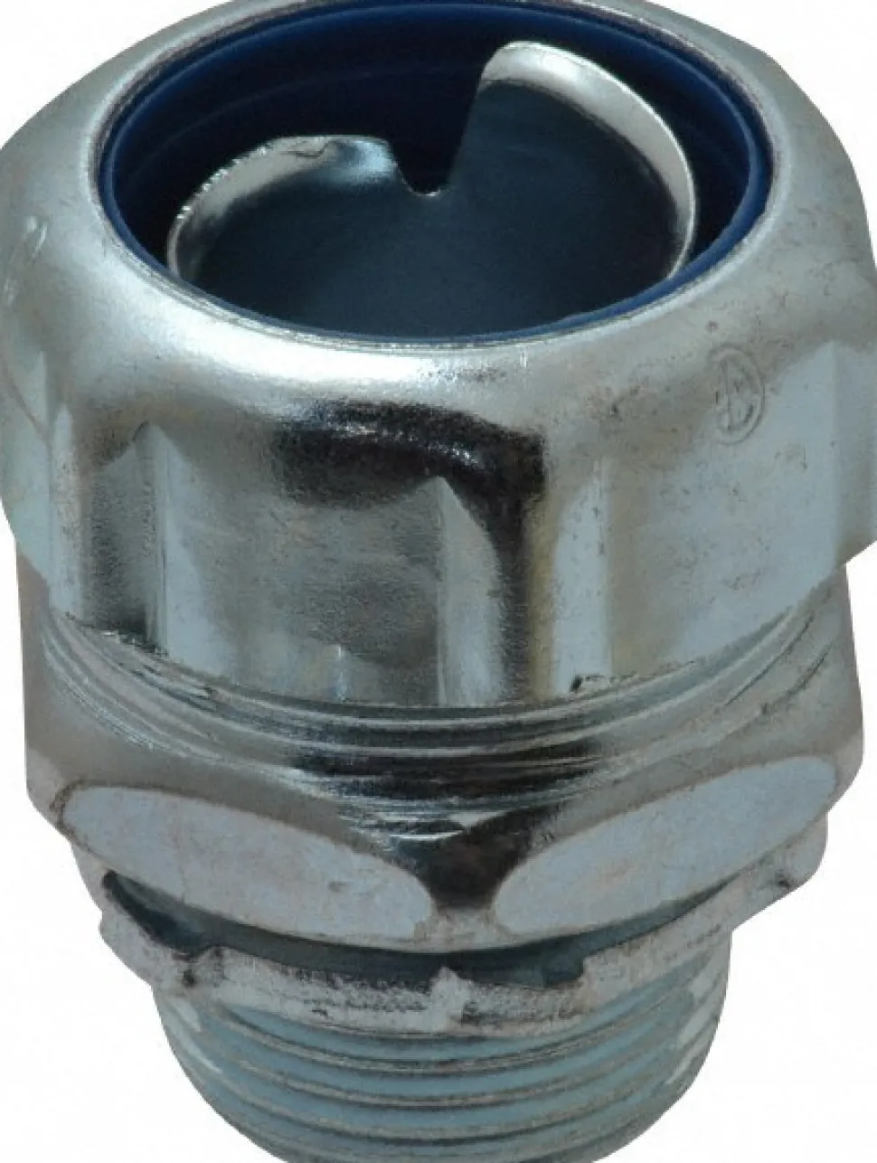 Conduit Connector: For Liquid-Tight, Steel, 3/4" Trade Size