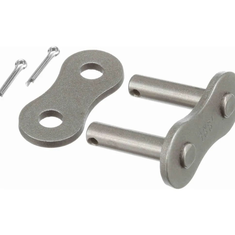 Connecting Link: for Single Strand Chain, 100 Chain, 1-1/4" Pitch
