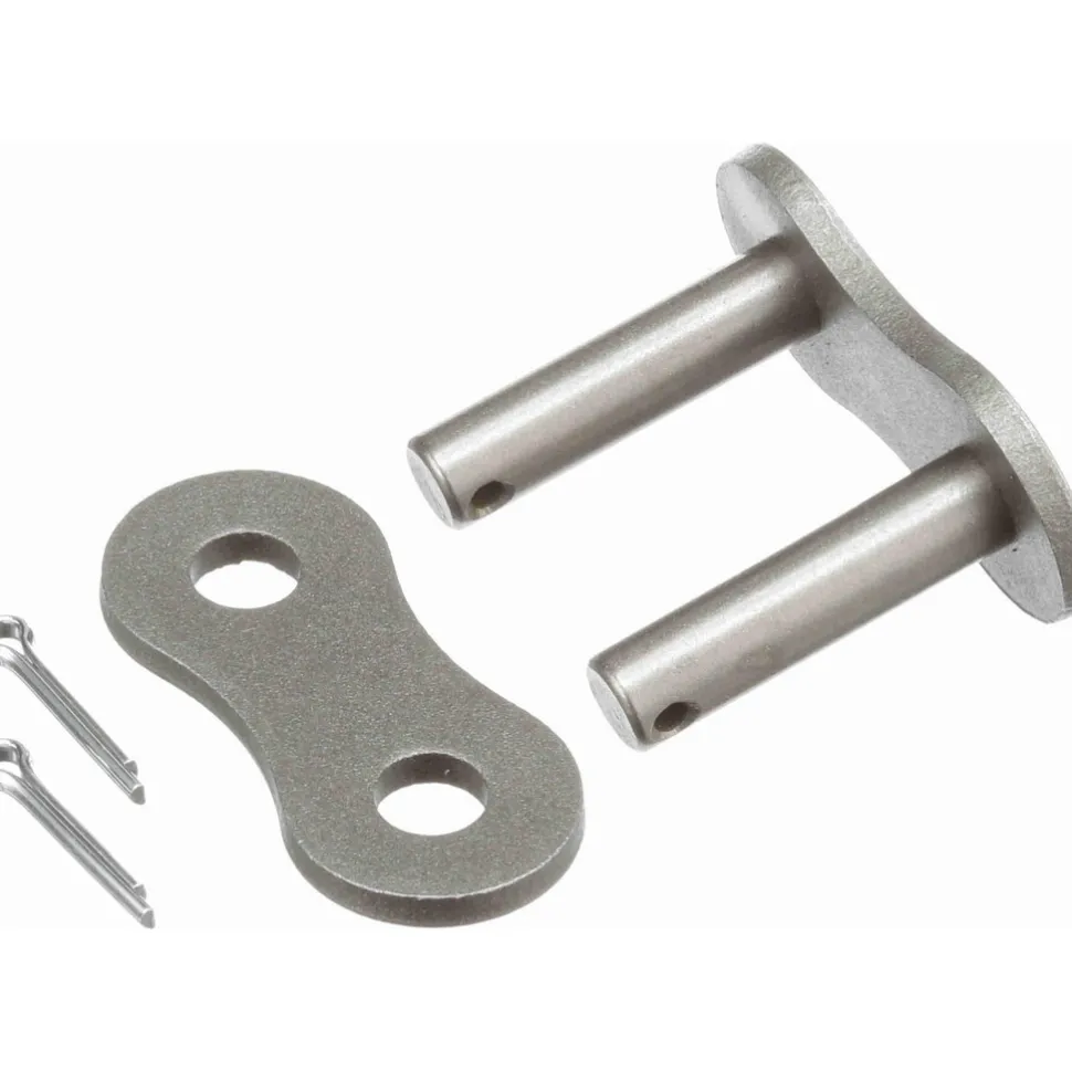 Connecting Link: for Single Strand Chain, 100 Chain, 1-1/4" Pitch