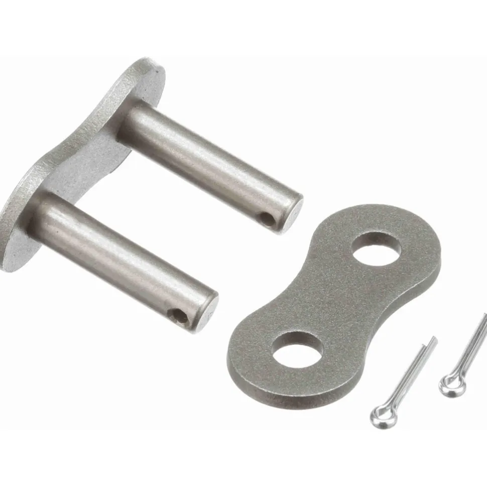 Connecting Link: for Single Strand Chain, 100 Chain, 1-1/4" Pitch