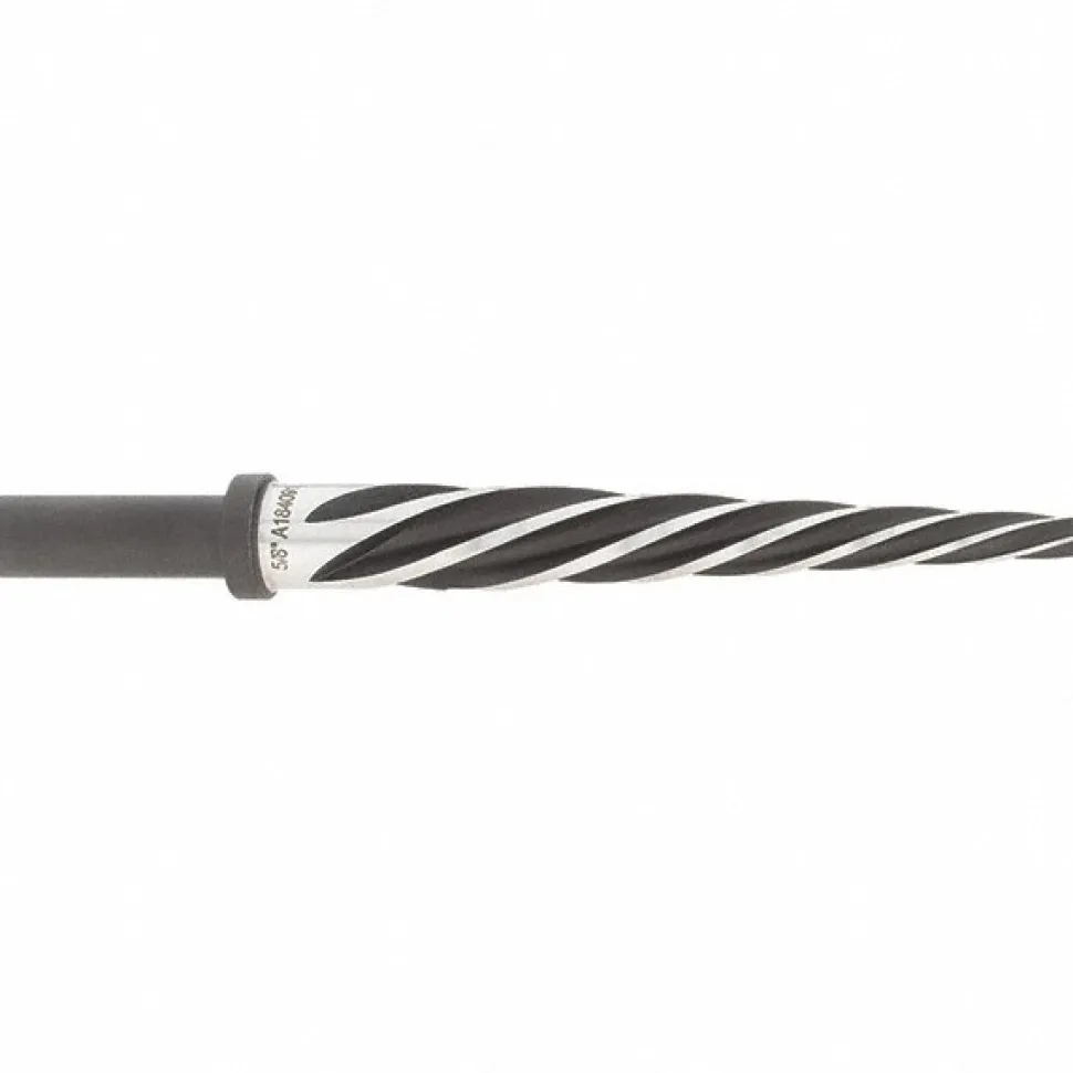 Construction Reamer: 5/8" Dia, 1/2" Shank Dia, 4-7/8" Flute Length, High Speed Steel
