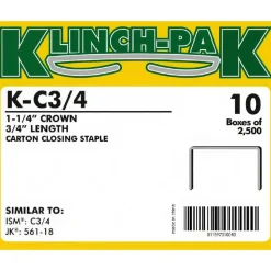 Construction Staple: 3/4" Leg Length, Wide Crown