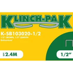 Construction Staple: 1/2" Leg Length, Narrow Crown