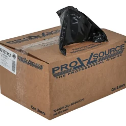 Contractor Trash Bags: 60.000 gal, 1.5 mil, Pack of 100