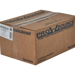 Contractor Trash Bags: 60.000 gal, 1.5 mil, Pack of 100