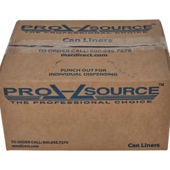 Contractor Trash Bags: 60.000 gal, 1.5 mil, Pack of 100