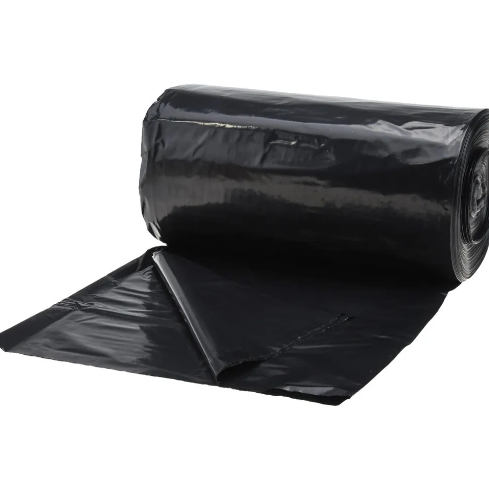 Contractor Trash Bags: 56.000 gal, 1.55 mil, Pack of 50