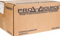 Contractor Trash Bags: 60.000 gal, 2 mil, Pack of 100
