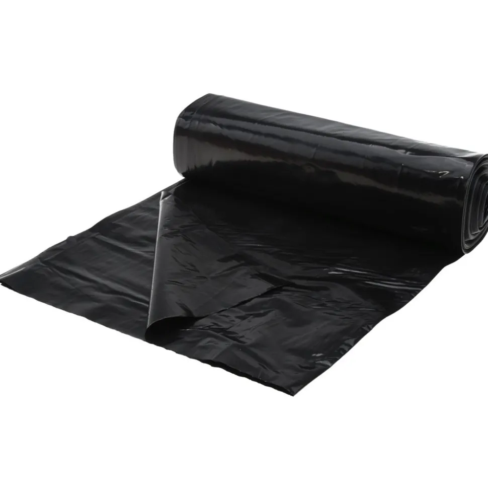 Contractor Trash Bags: 45.000 gal, 1.5 mil, Pack of 100