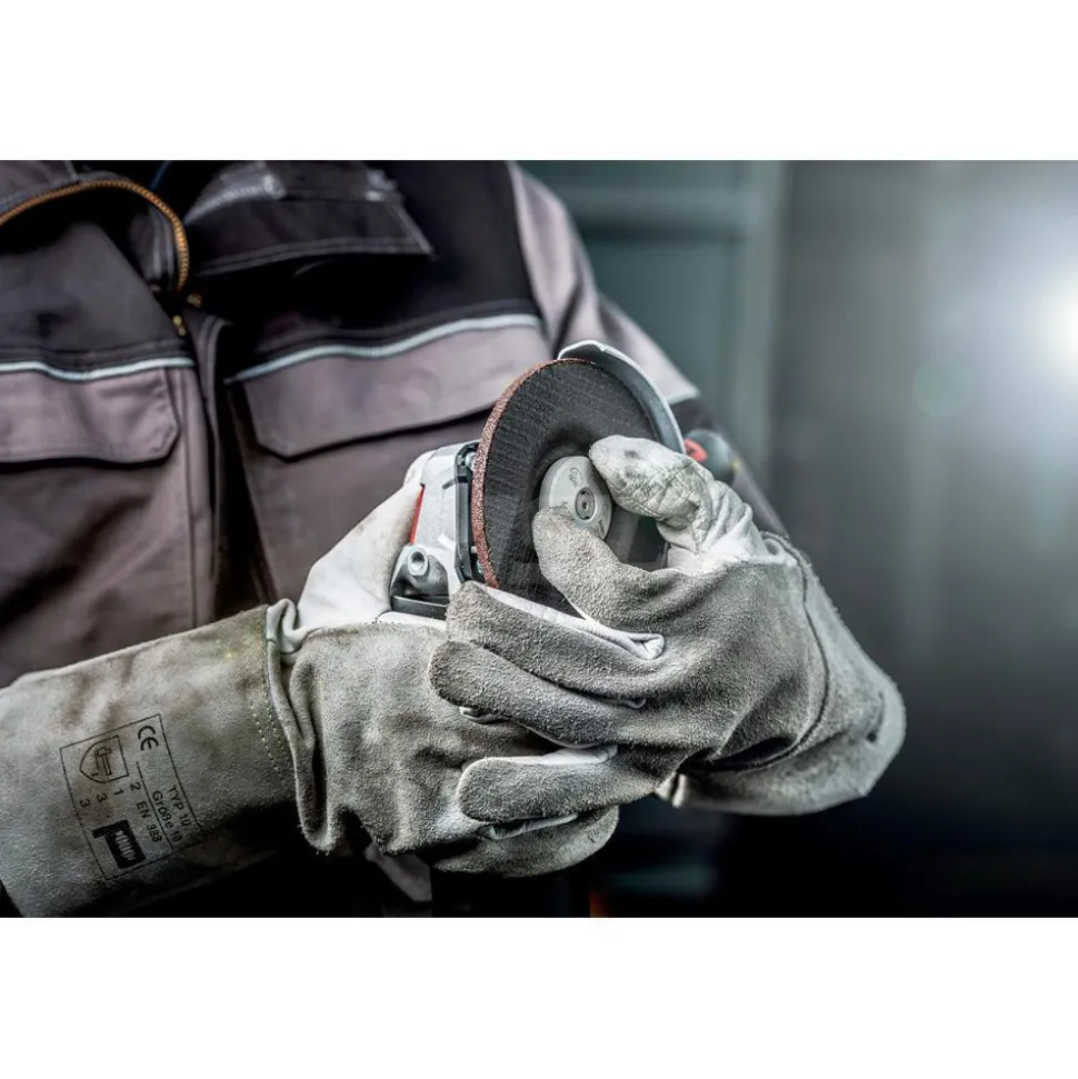 Corded Angle Grinder: 4-1/2 to 5" Wheel Dia, 11,000 RPM, 5/8-11 Spindle