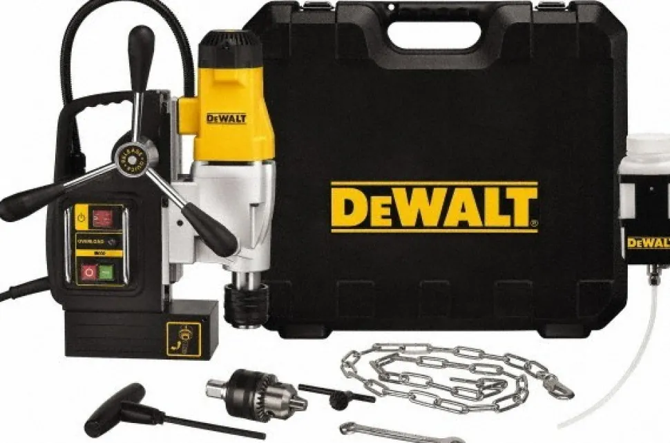 Corded Magnetic Drill: 1/2" Chuck, 4-3/8" Travel