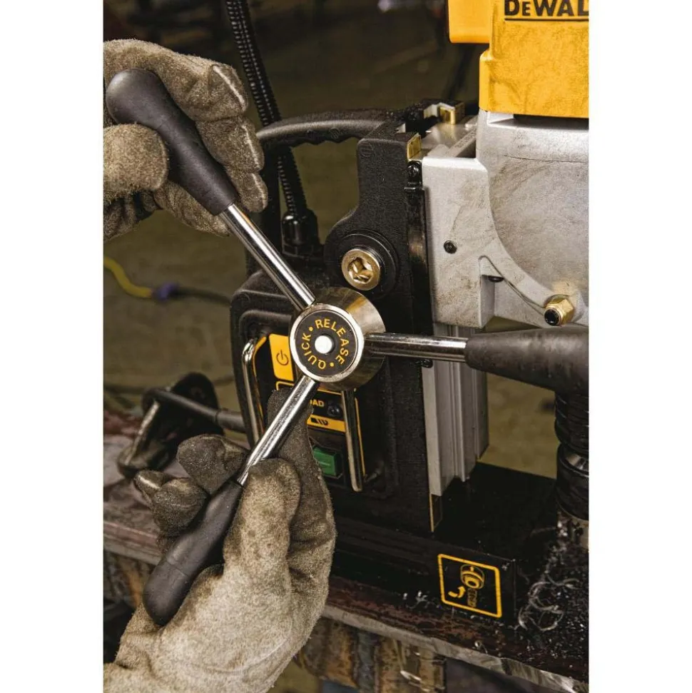 Corded Magnetic Drill: 1/2" Chuck, 4-3/8" Travel